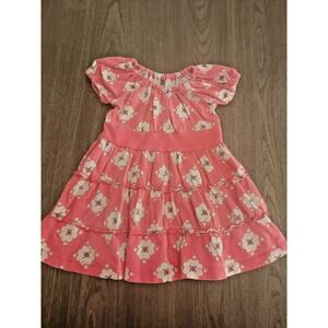 Tea Collection Girls Pink Floral Dress Girls Size 12-18 months
